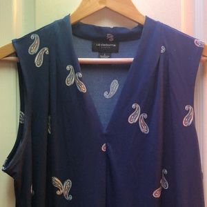🌸🌸 Blouse navy blue - Liz Claiborne